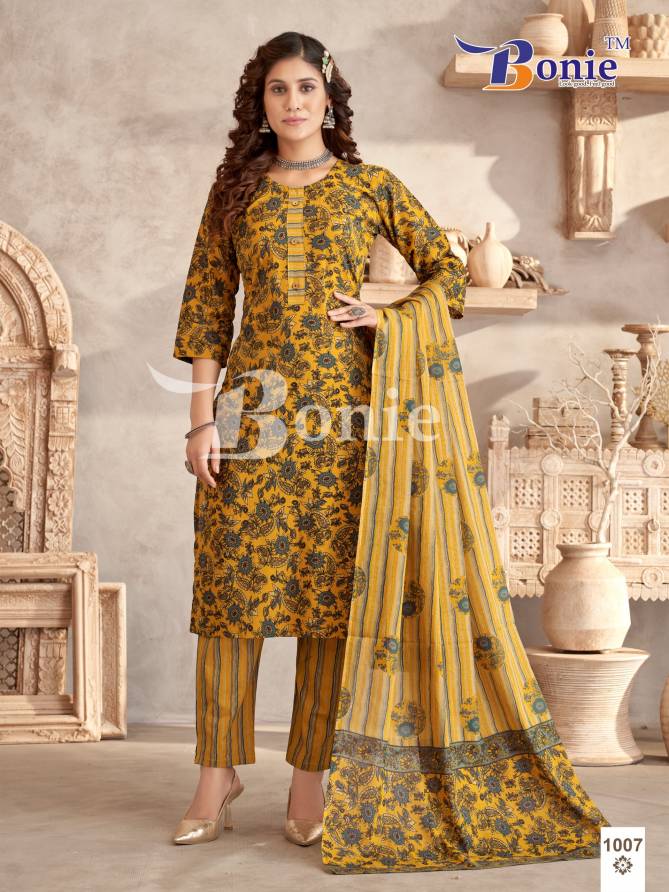 Cotton Candy By Bonie Printed Cotton Kurti With Bottom Dupatta Wholesale Shop In Surat
